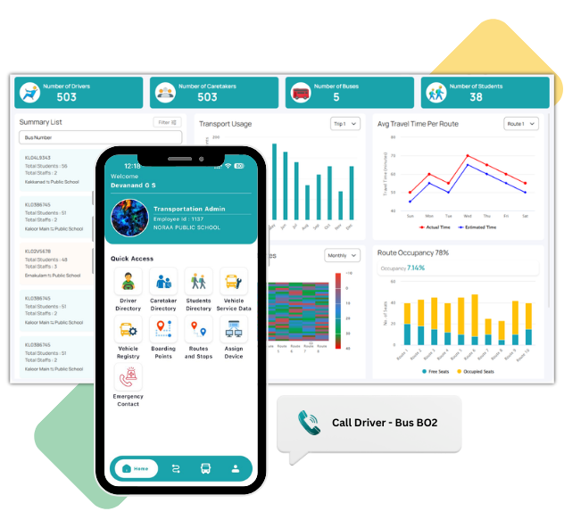 Nora Transit Admin Dashboard
